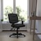 Flash Furniture Leather Contemporary Chair, 18-1/4" to 22-1/4", Adjustable Arms GO-1574-BK-A-GG - alternate 3